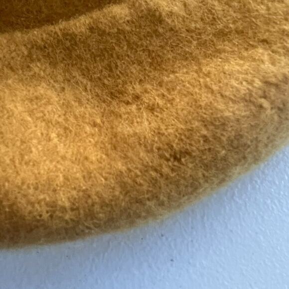 Vintage Berets Olive and Pique 100% Wool Brown and Beige - Picture 9 of 11